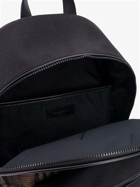 burberry black backpack|Burberry backpack black leather.